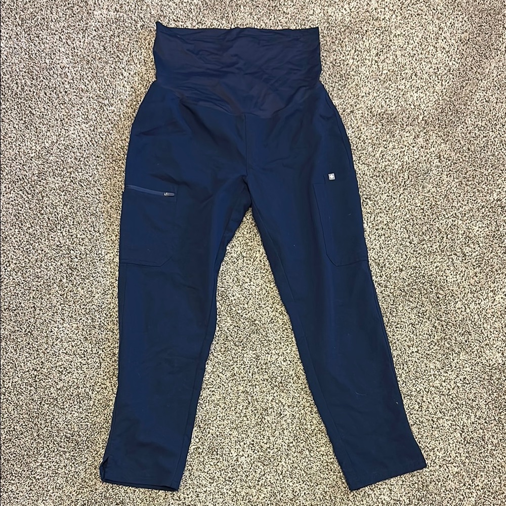 Figs Navy Maternity Scrub Pants